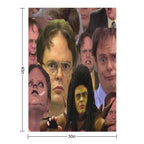 Dwight K. Schrute Travel-friendly Throw Blanket