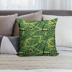 Copy of The Classic Seat Fabric Found on Melbourne Metro Trams And Trains! Soft Short Plush Fabric Throw Pillow