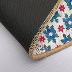 Kermina Suzani Uzbekistan Embroidery Print  Odorless Bath Mat