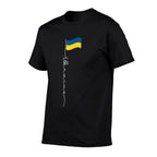 Ukraine Signature Pole - Patriotic Ukrainian  Tagless Design T-Shirt
