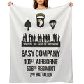 Easy Company - 101st Airborne - 506th Regiment - Band of Brothers Premium Throw Blanket