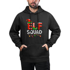 Elf Family Christmas Matching Pajamas Men Women Elf Squad Colorfast Hoodie