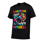 School Lunch Lady Squad A Food Fueling Future Cafeteria Crew  Polyester Blend T-Shirt