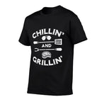 Bbq Chillin And Grillin Barbecue Pit Men Women Kids  Stretchy T-Shirt