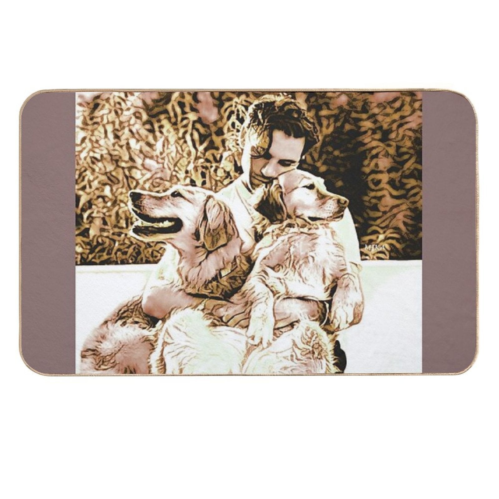 Dog Love  Slip-Resistant Bath Mat