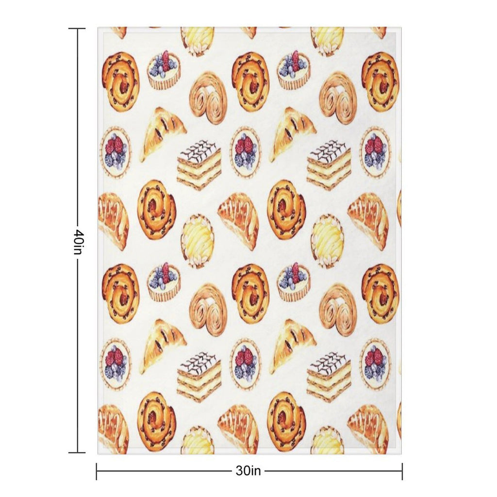 Parisian Pastry Versatility Throw Blanket