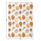 Parisian Pastry Versatility Throw Blanket