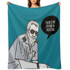No Crying in Yachting Quick-dry Throw Blanket