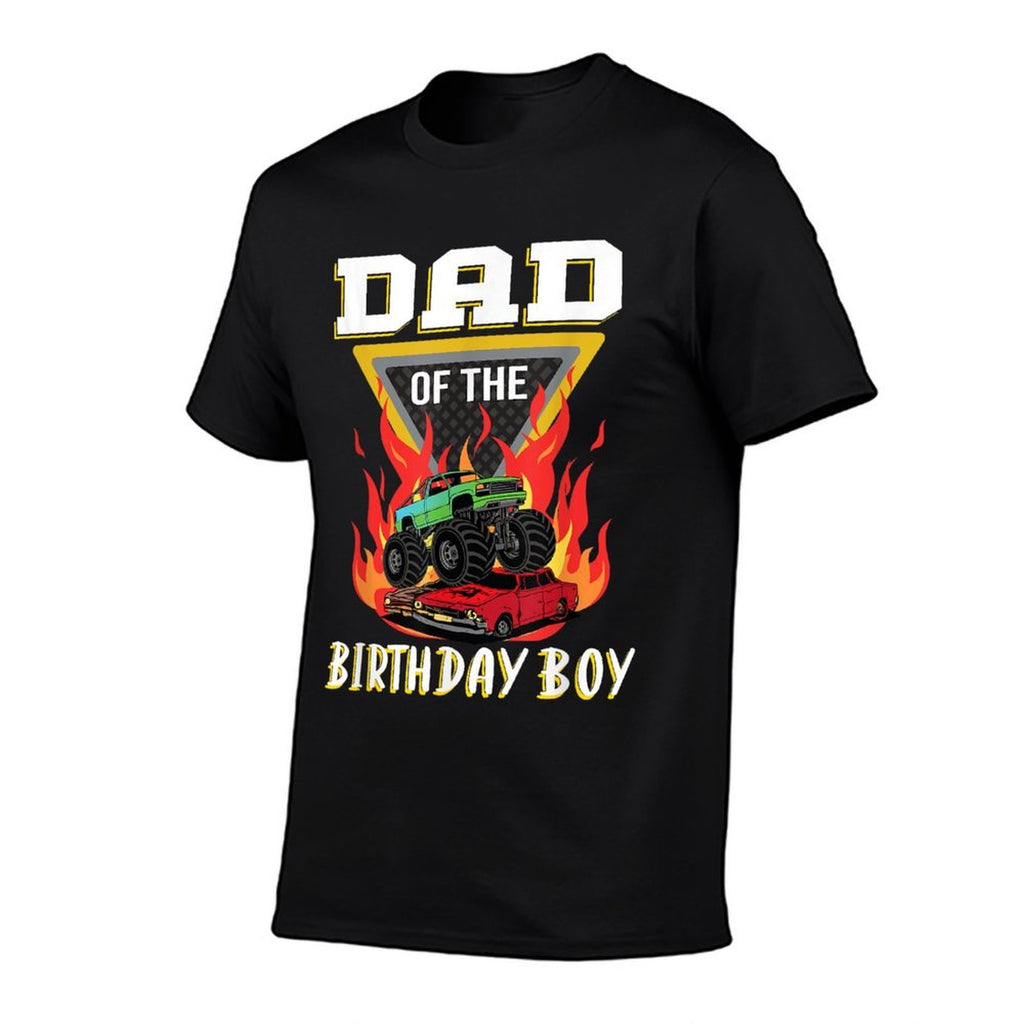 Dad of The Birthday Boy, Your Funny Monster Truck Birthday  Quick-drying T-Shirt