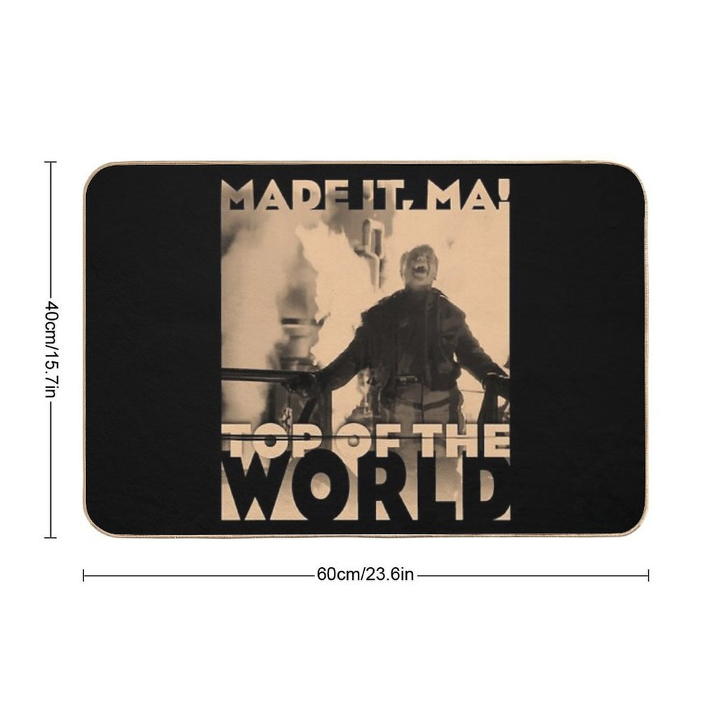Top of The World!  High-Traffic Bath Mat