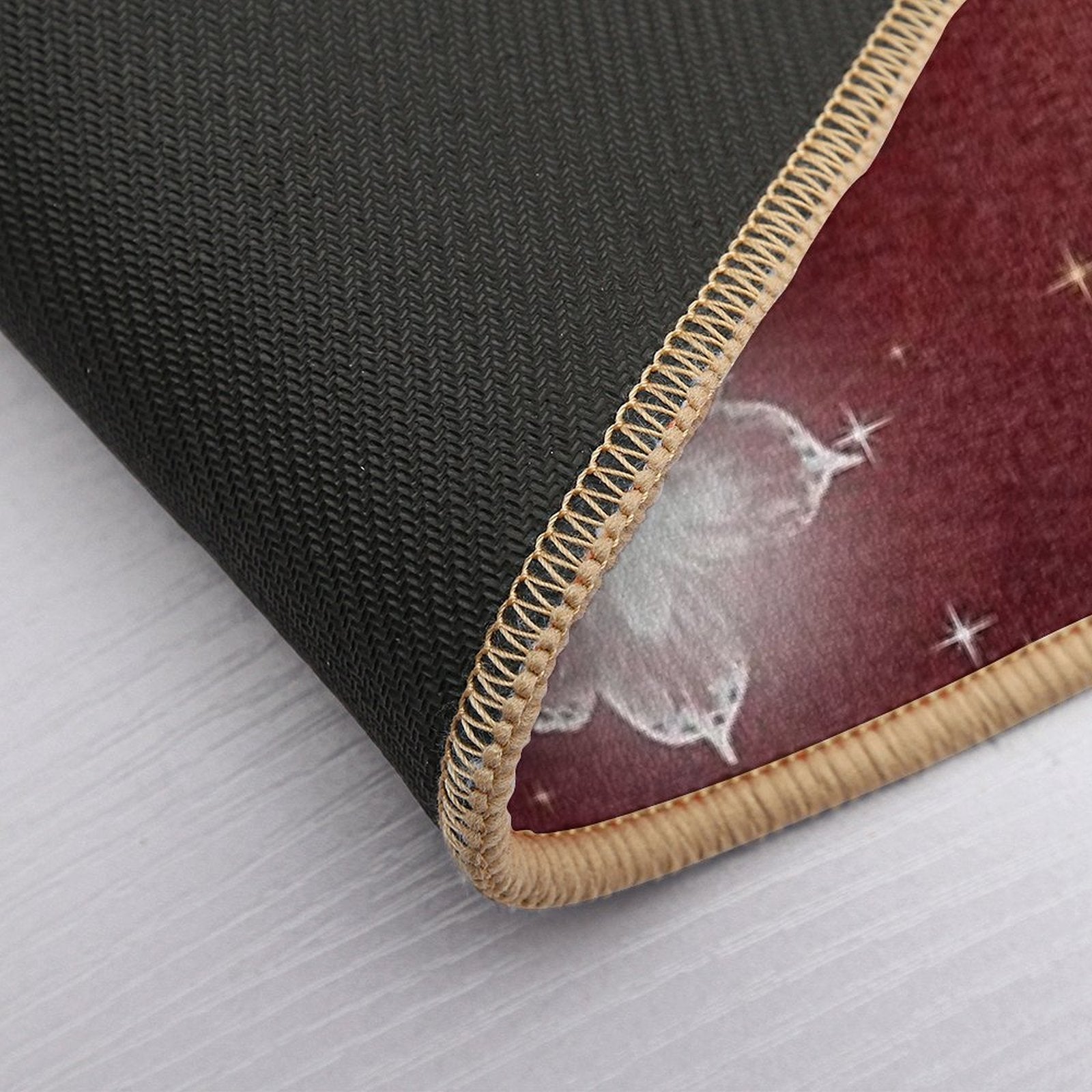 Glowing Butterflies  Fade-Resistant Bath Mat