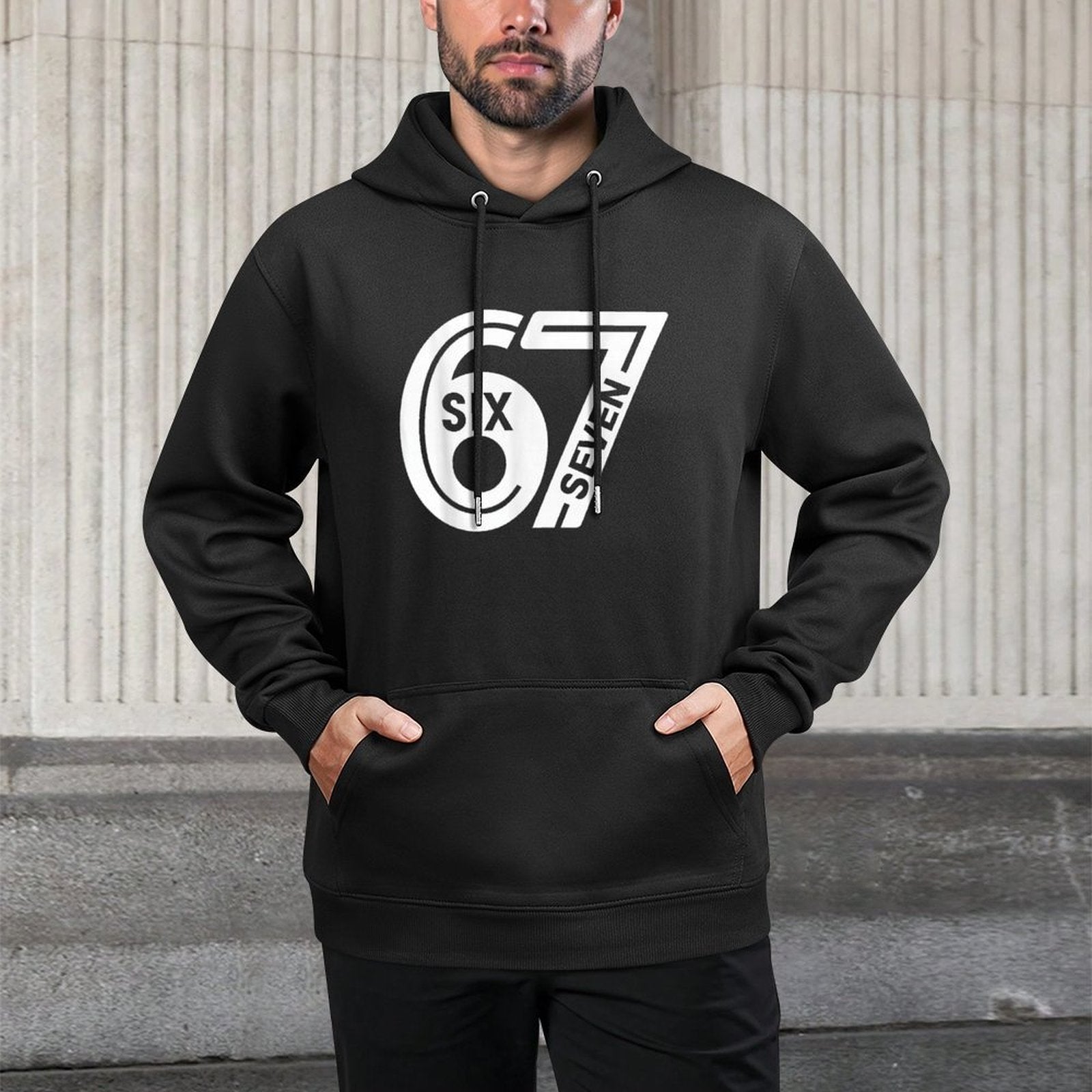 Fun Six Seven 6 7 Meme Versatile Streetwear Hoodie