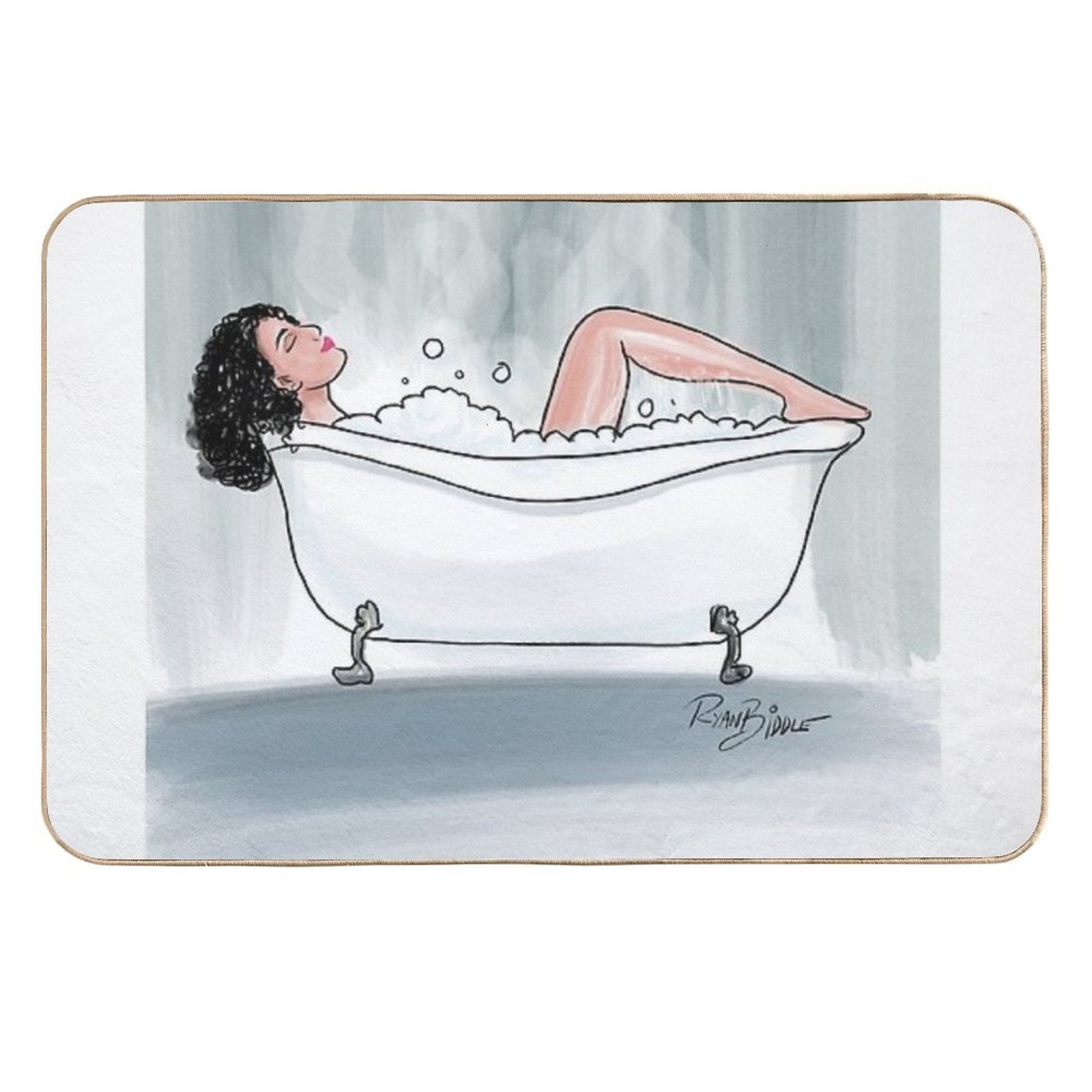 Escaping.  Easy To Clean Bath Mat