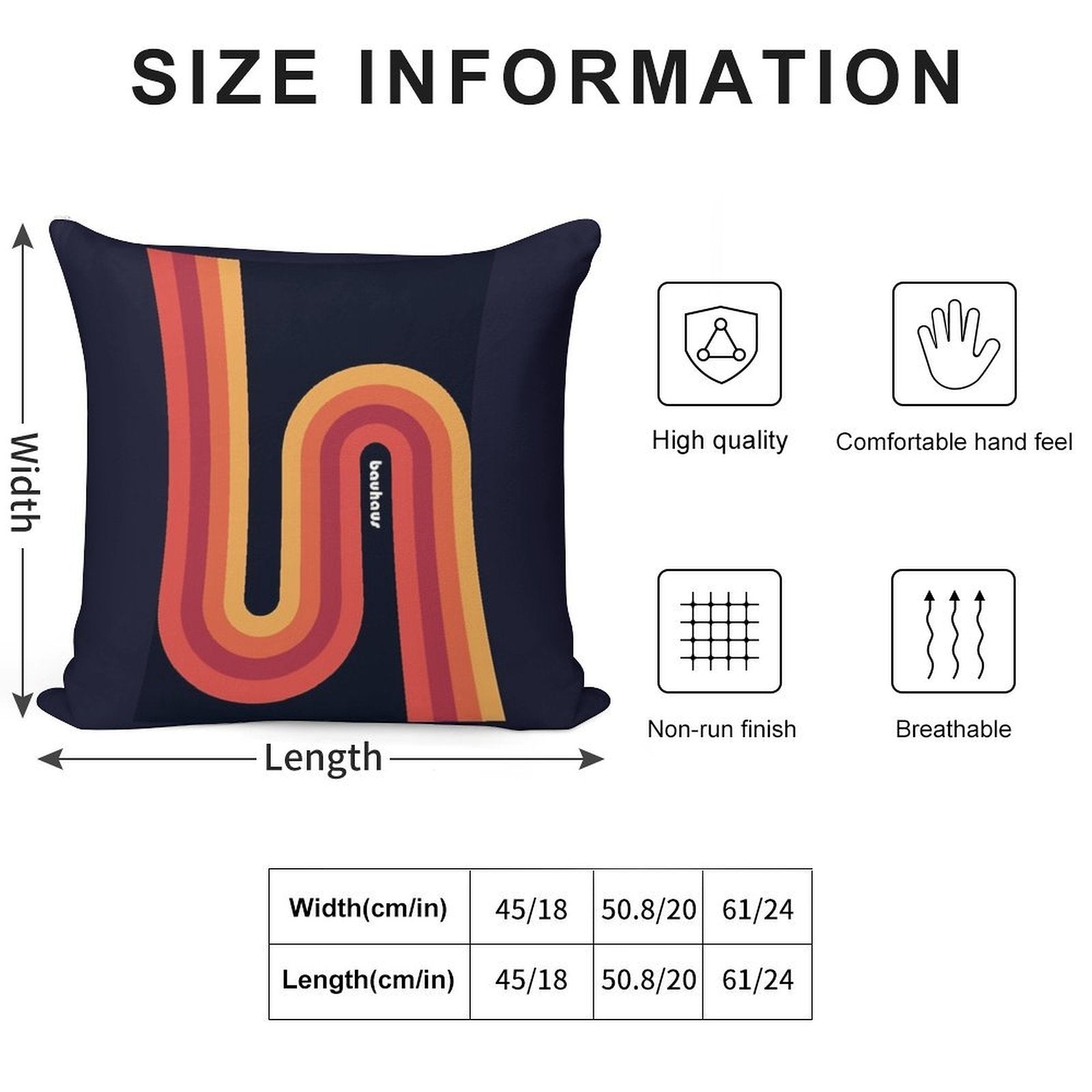 Bauhaus #43 Soft Skin-Friendly Throw Pillow