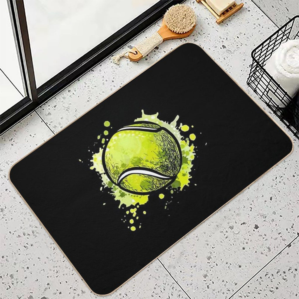 Tennis Ball  Stain-Proof Bath Mat