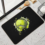 Tennis Ball  Stain-Proof Bath Mat