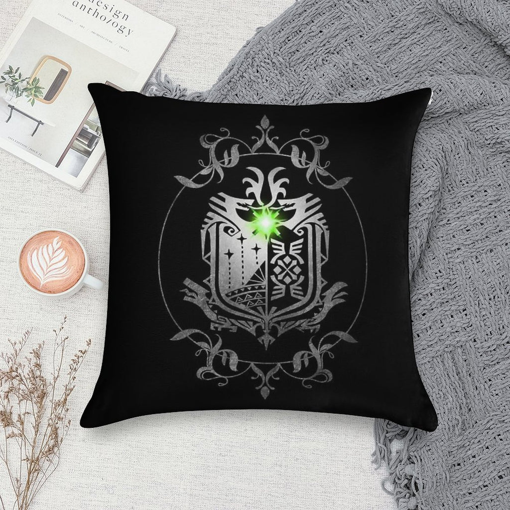 Monster Hunter World Soft Washable Throw Pillow