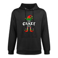 Xmas Crazy Elf Family Matching Christmas Pajama Adjustable Hood Hoodie