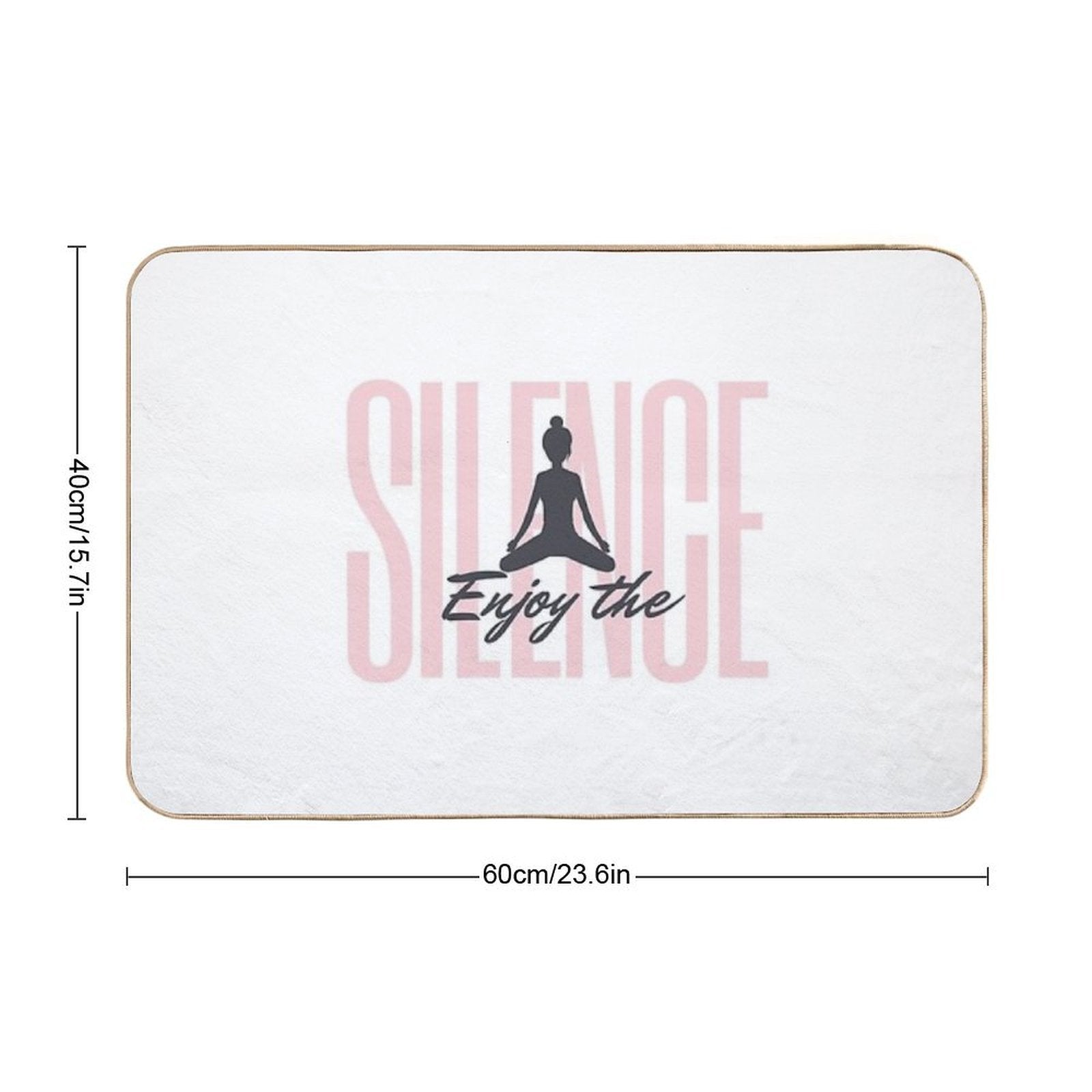 Enjoy The Silence  High-Traffic Bath Mat