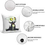 Sitting King The Owl House Soft High-Density Material Throw Pillow