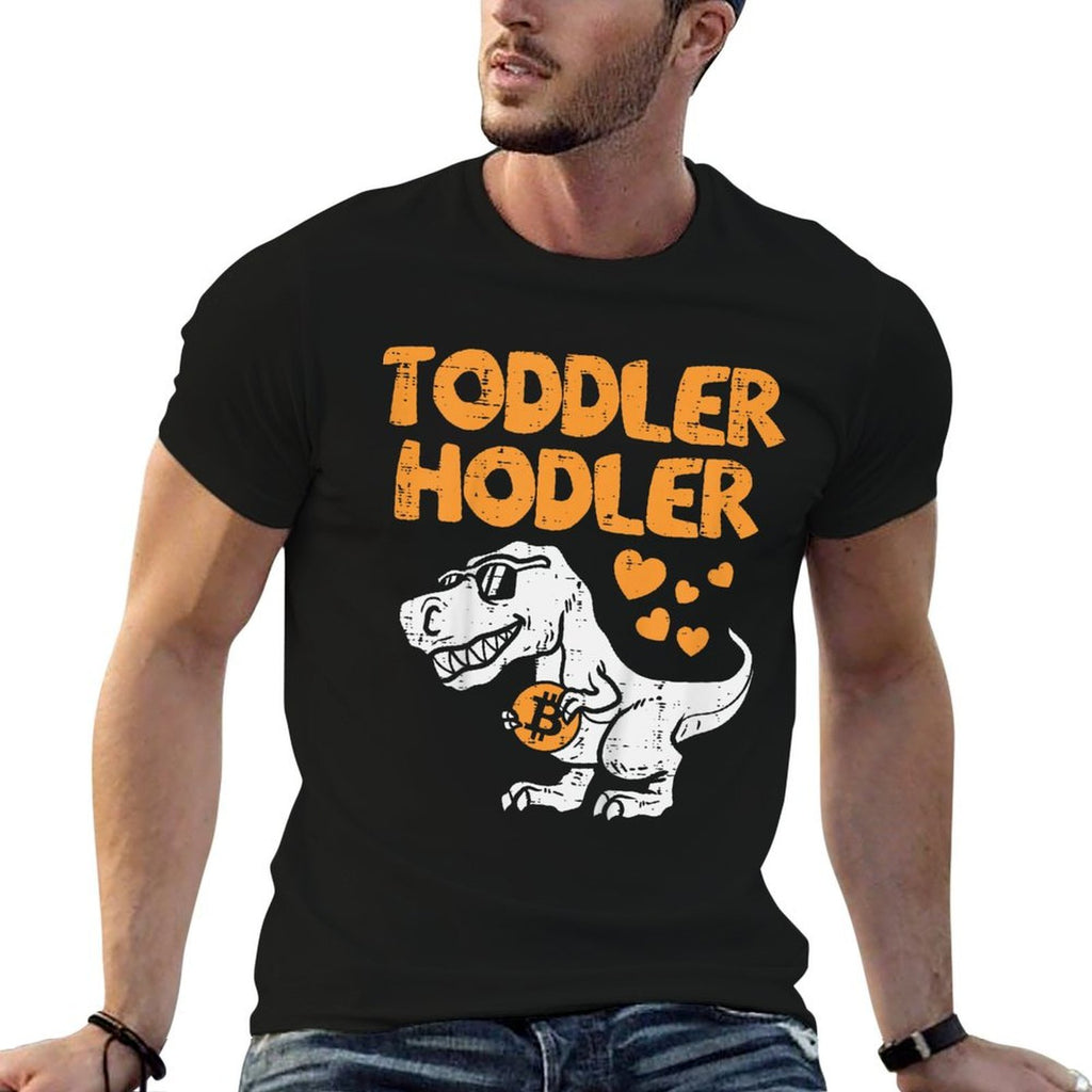Toddler Hodler Trex Bitcoin BTC Crypto Cryptocurrency Kids  Odor-resistant T-Shirt