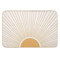 Sunrise Art, Modern Boho Sun  Anti-Trip Bath Mat