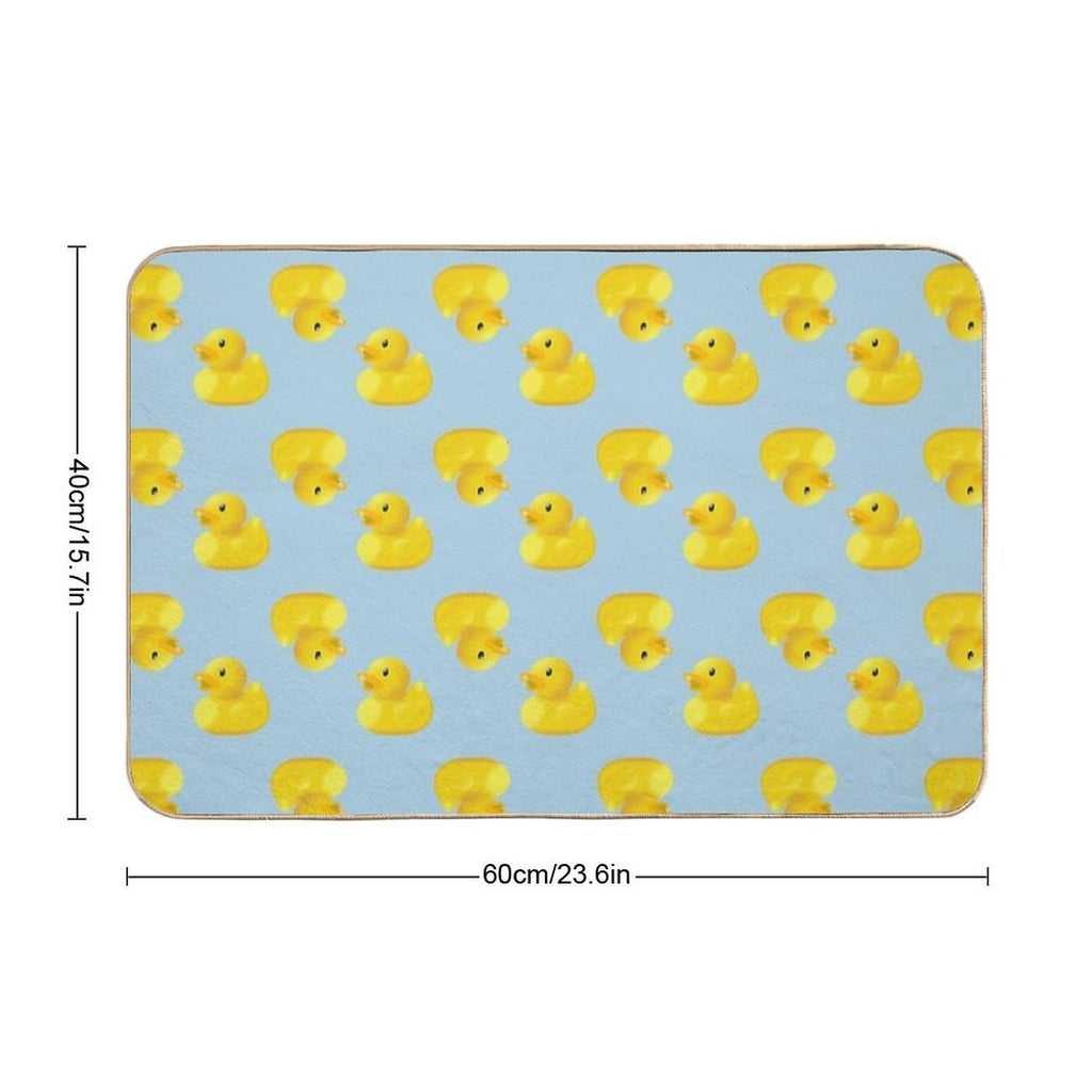 Sweet Rubber Ducks  Fade-Resistant Bath Mat