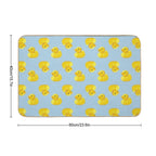 Sweet Rubber Ducks  Fade-Resistant Bath Mat