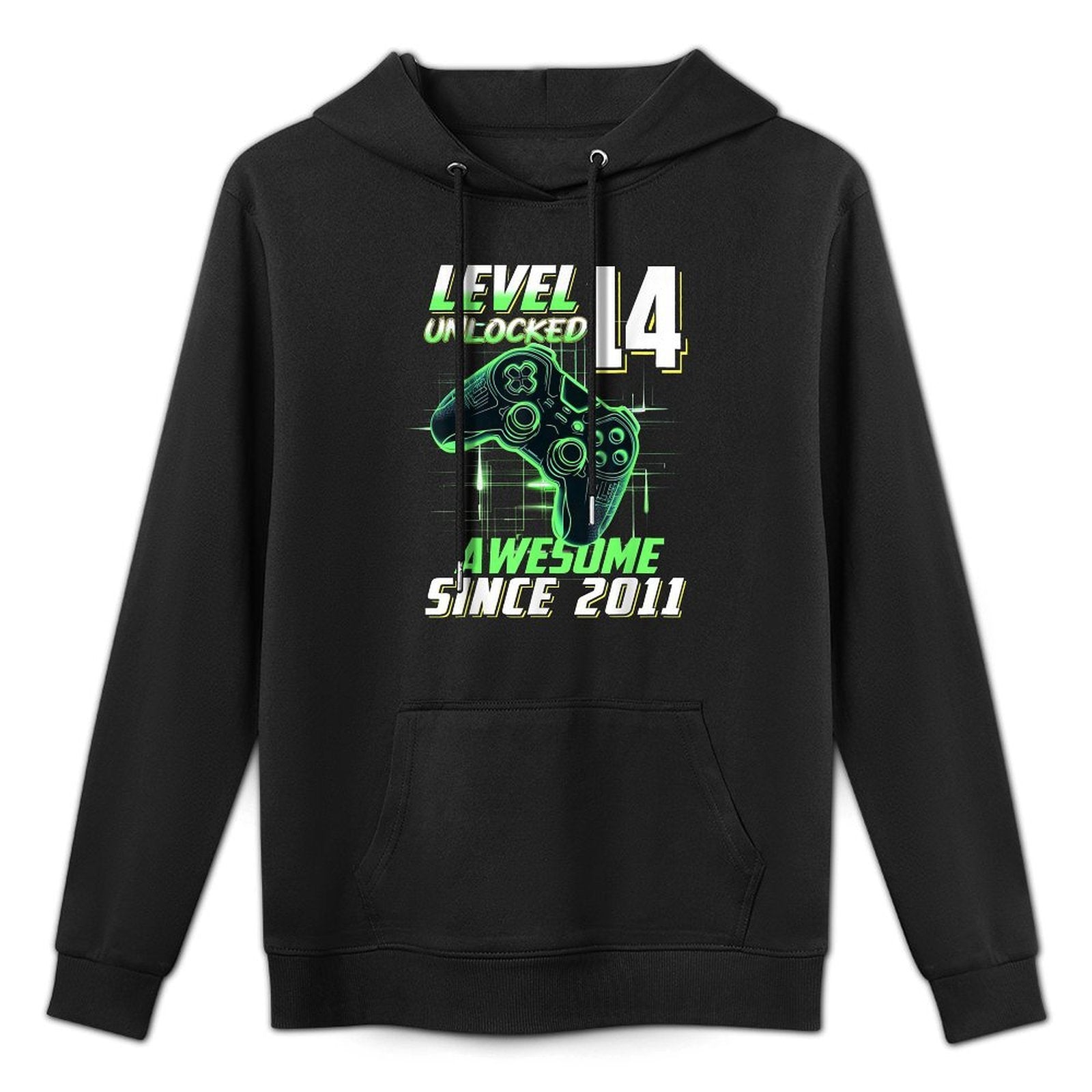 Level 14 Unlocked Awesome Since 2011 14th Birthday Gaming Customizable Surface Hoodie