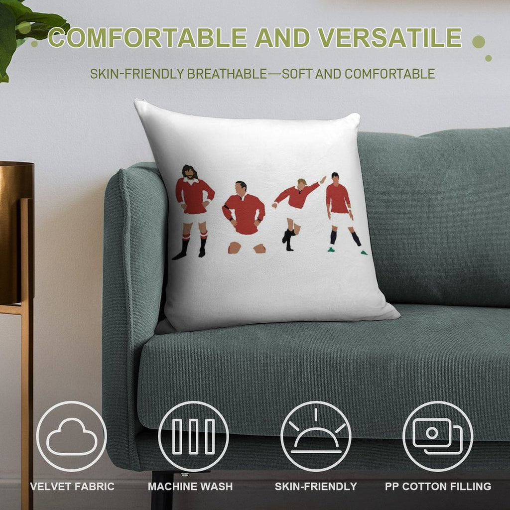 Manchester United Number 7 Design! Soft Decorative Cover Throw Pillow