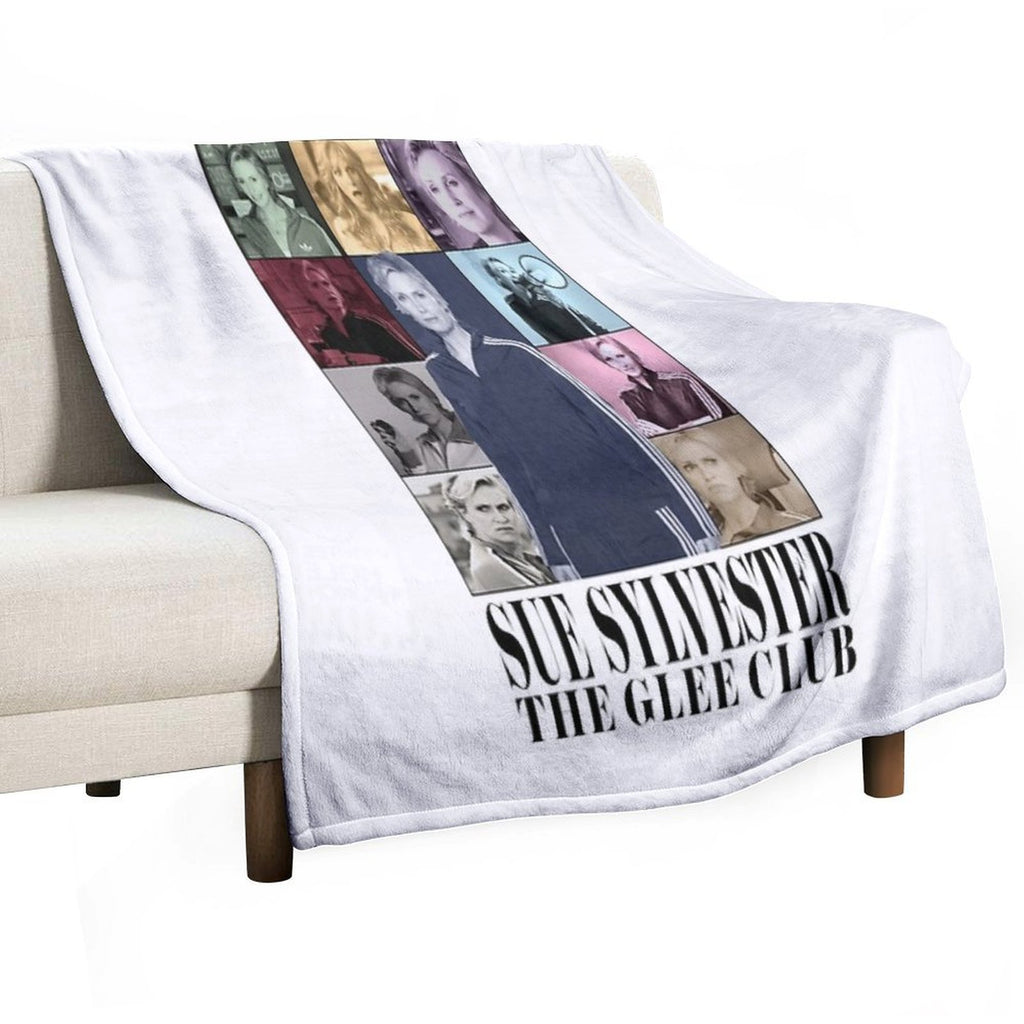 Sue Sylvester Eras Sustainable Throw Blanket