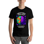 I Wear Purple For My Mom Alzheimers Awareness Mother  Affordable Price T-Shirt