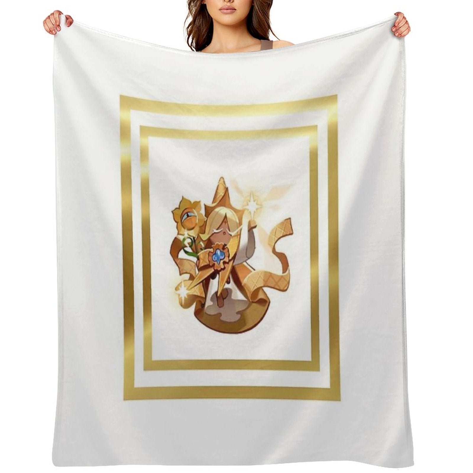 Pure Vanilla Cookie Multi-functional Throw Blanket