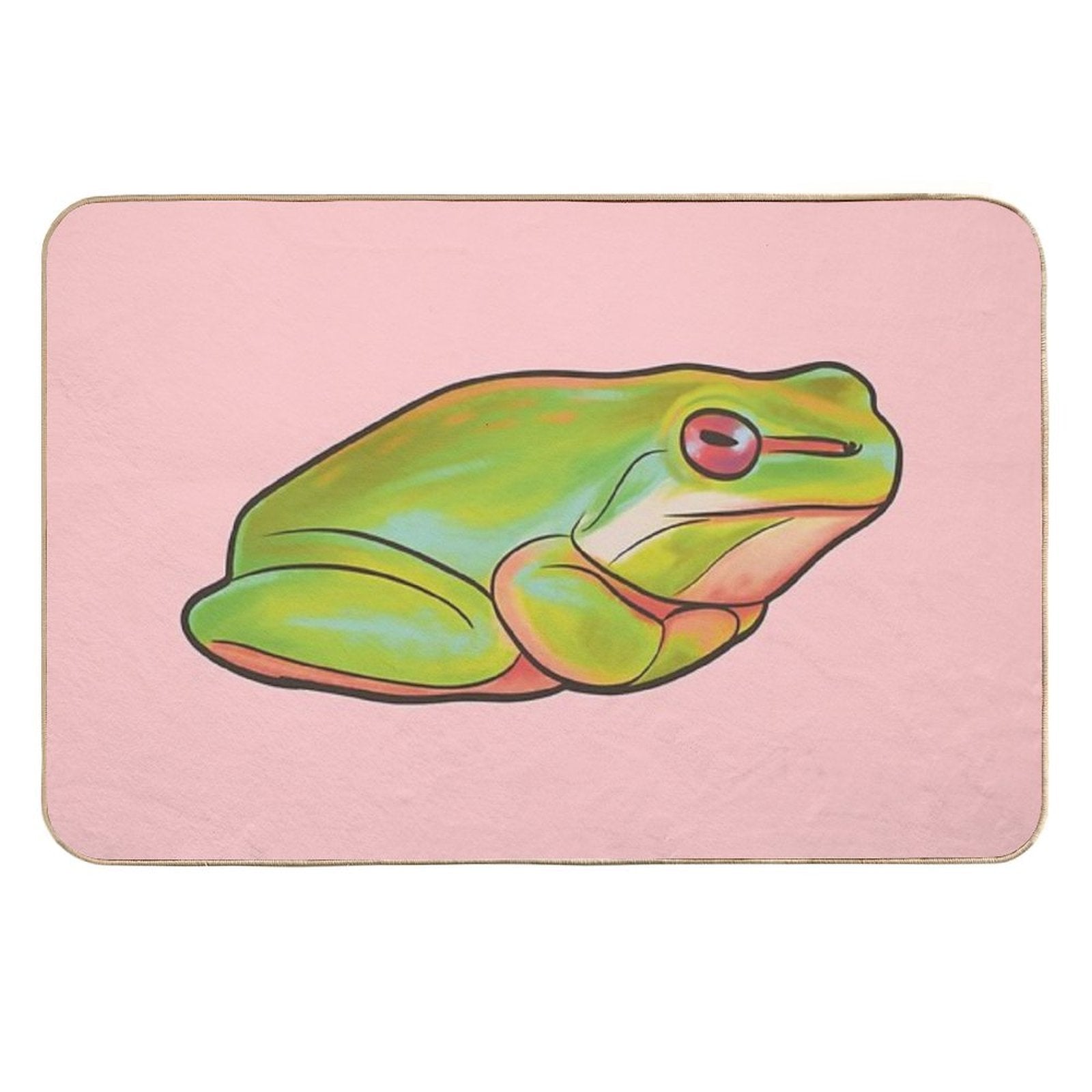 Colorful Frog  Eco-Friendly Bath Mat