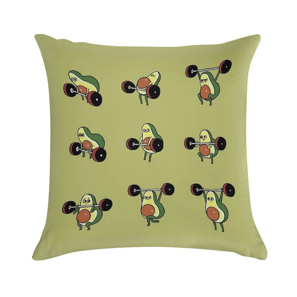 LIFTING Avocado Soft Home Decor Throw Pillow