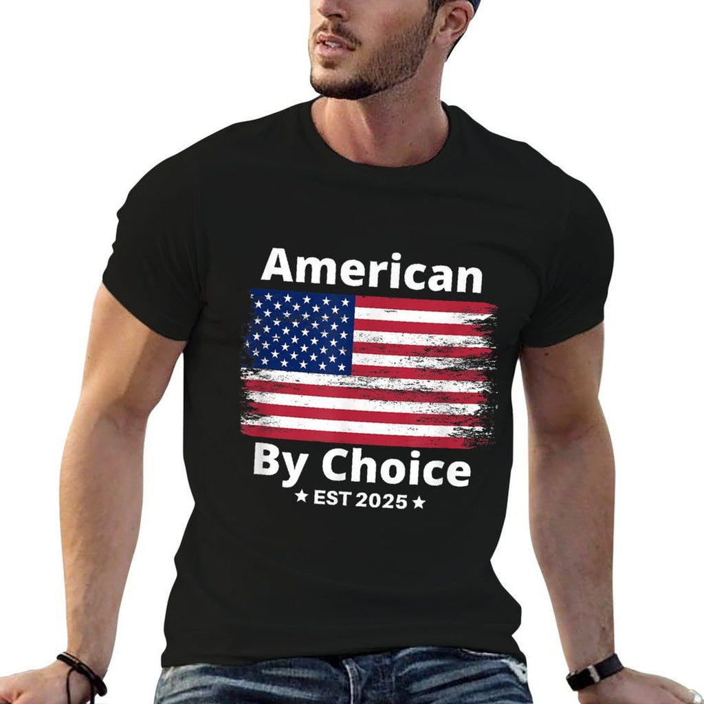 American Proud US Citizen 2025 Gifts  Graphic-printed T-Shirt