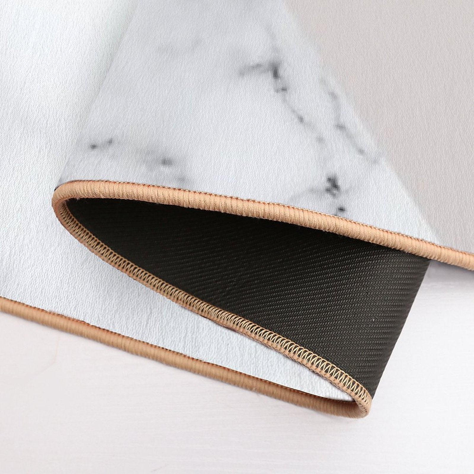 Get Naked Bathroom And Bedroom Quote, Blush Pink, Gold, Marble  Versatile Bath Mat