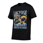 Lactose Tolerant Funny Hard Skeleton Meme Bootleg Graphic  Breathable T-Shirt
