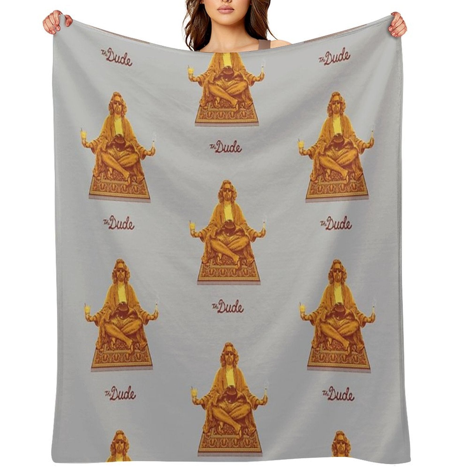 The Dude Budha The Big Lebowski Shrink-resistant Throw Blanket