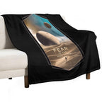 Dune Moons, Muad’Dib on Arrakis Durable Throw Blanket