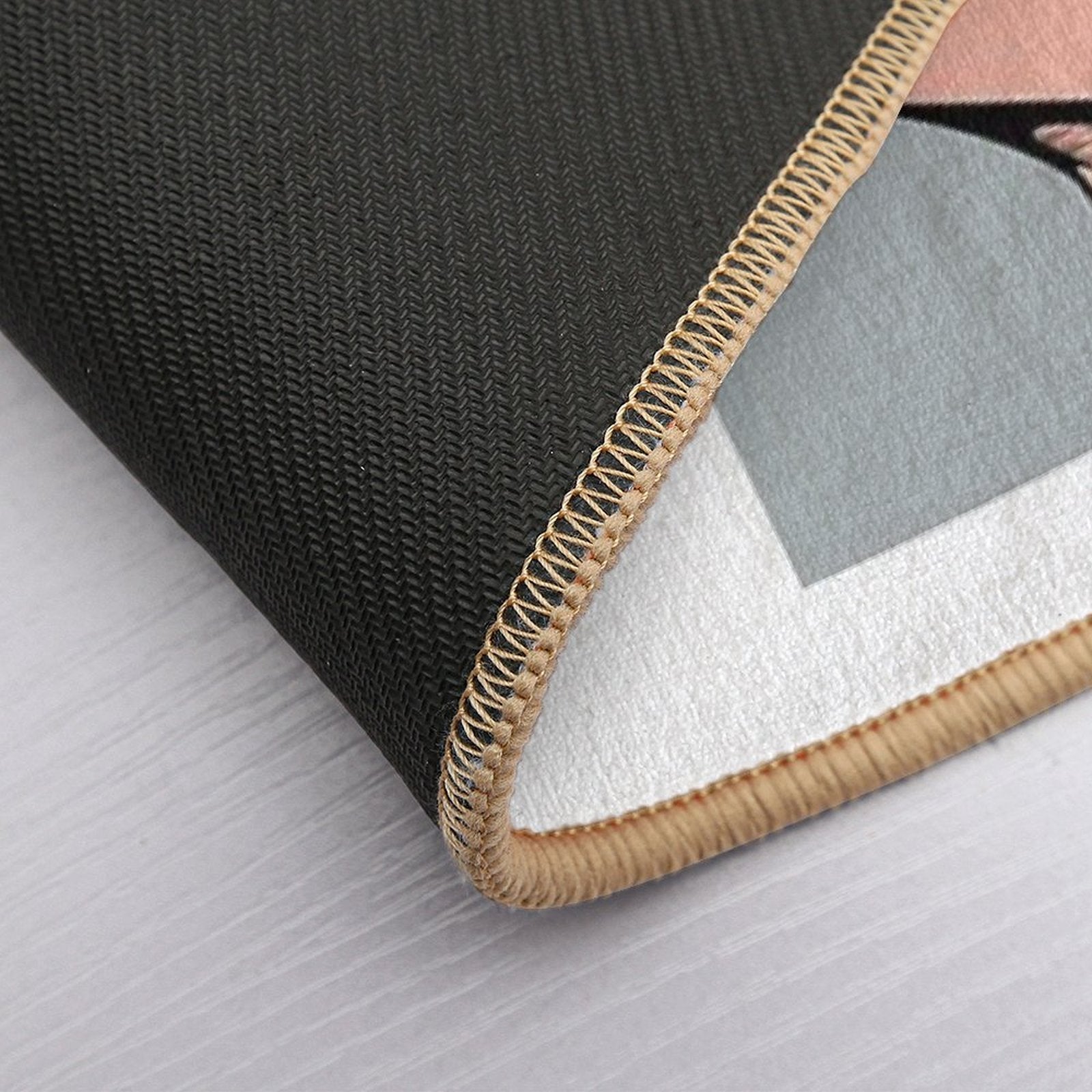 Take It Easy Nothing Is Under Control , Smoking Comic Girl ,cigarette Comic Girl ,  Odorless Bath Mat