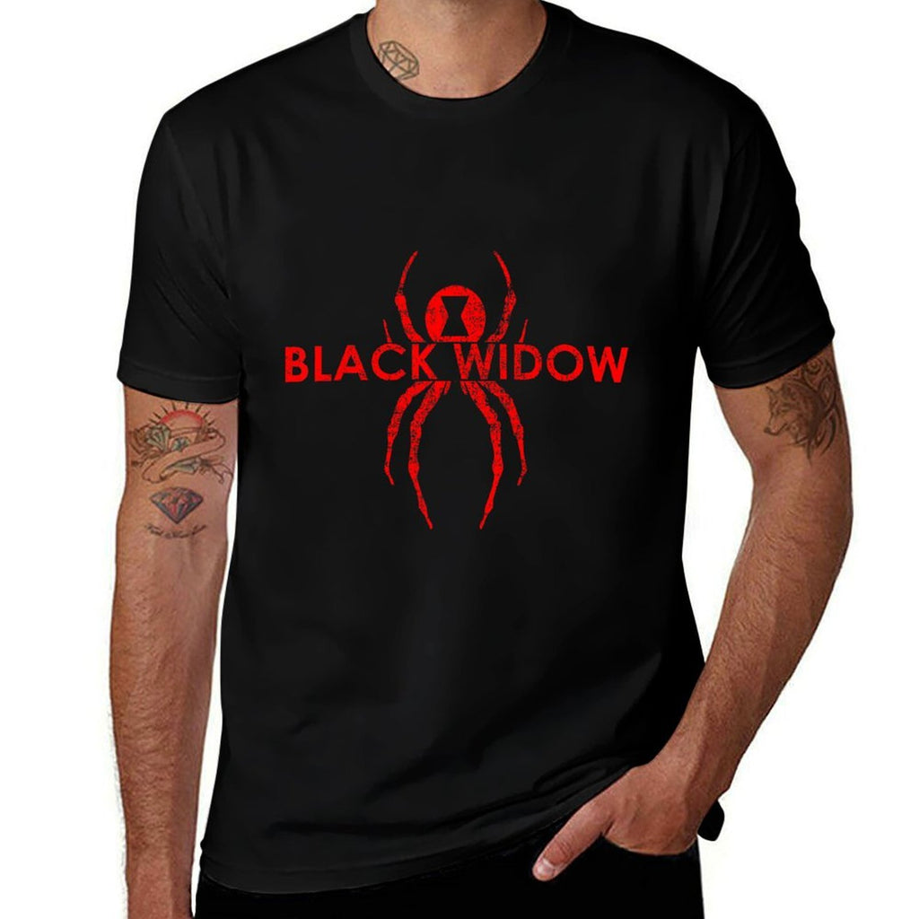 Black Widow Spider Gift  Eco-friendly Material T-Shirt