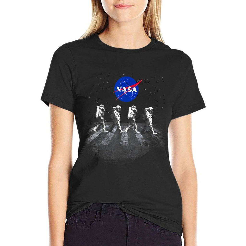 NASA Walking Astronauts in Space Comfortable T-Shirt