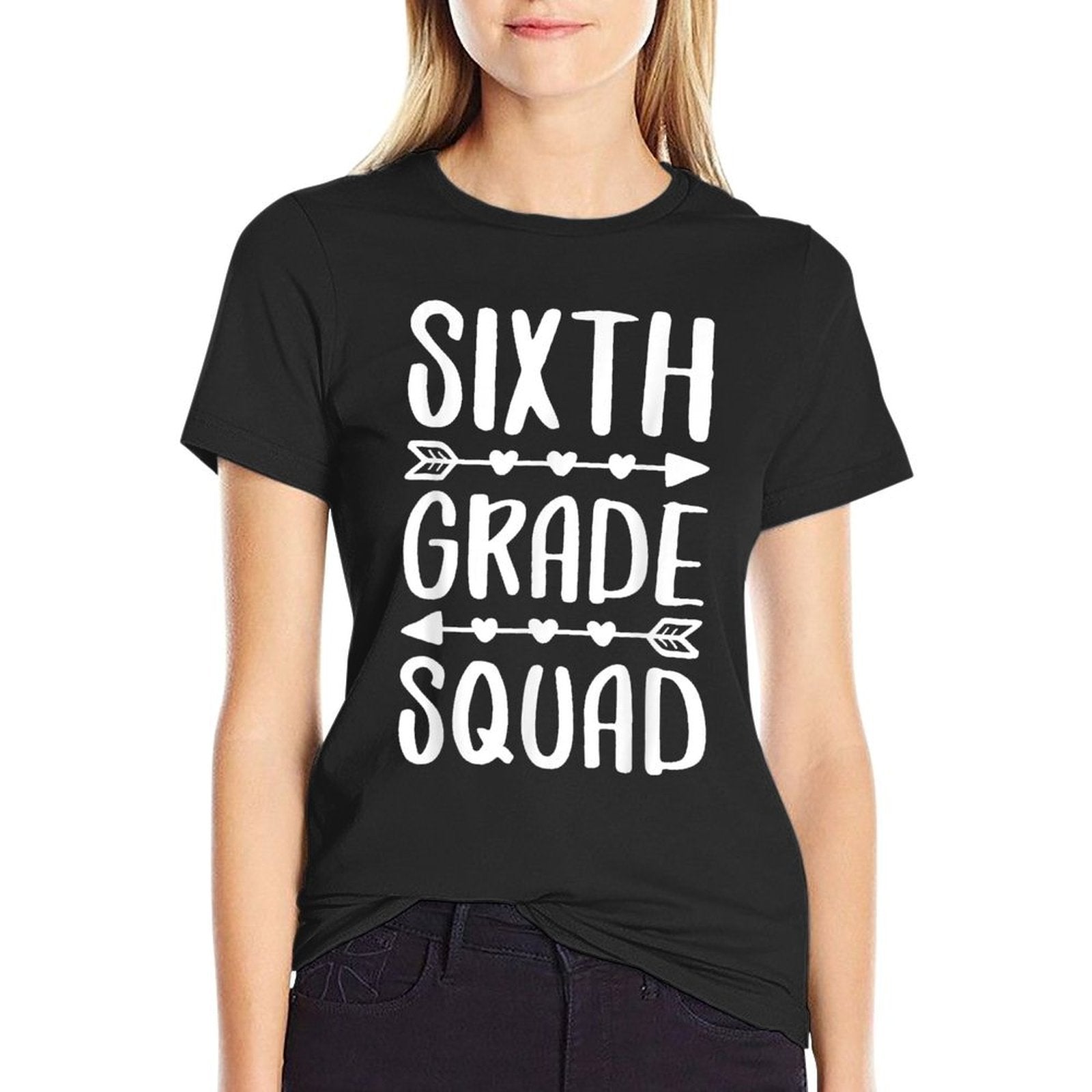 Sixth Grade Squad 6th Grade Boy Girl Student Teacher  Quick-drying T-Shirt