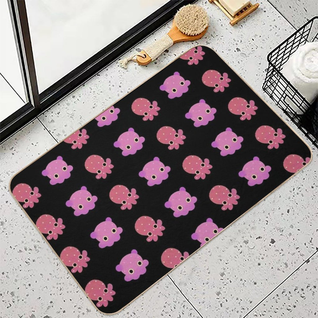 Octopus - Dark  Stain-Proof Bath Mat