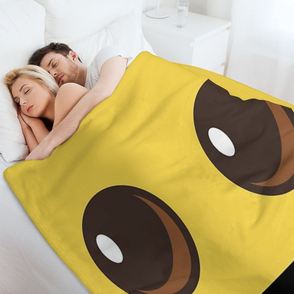 Peely Victory Royale Banana Easy Care Throw Blanket