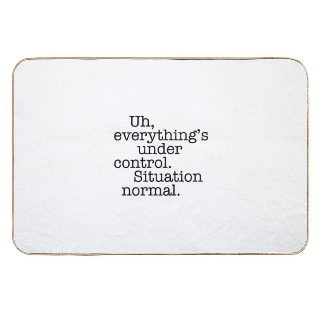 Star Wars Quotes - Situation Normal  Non-Slip Bath Mat