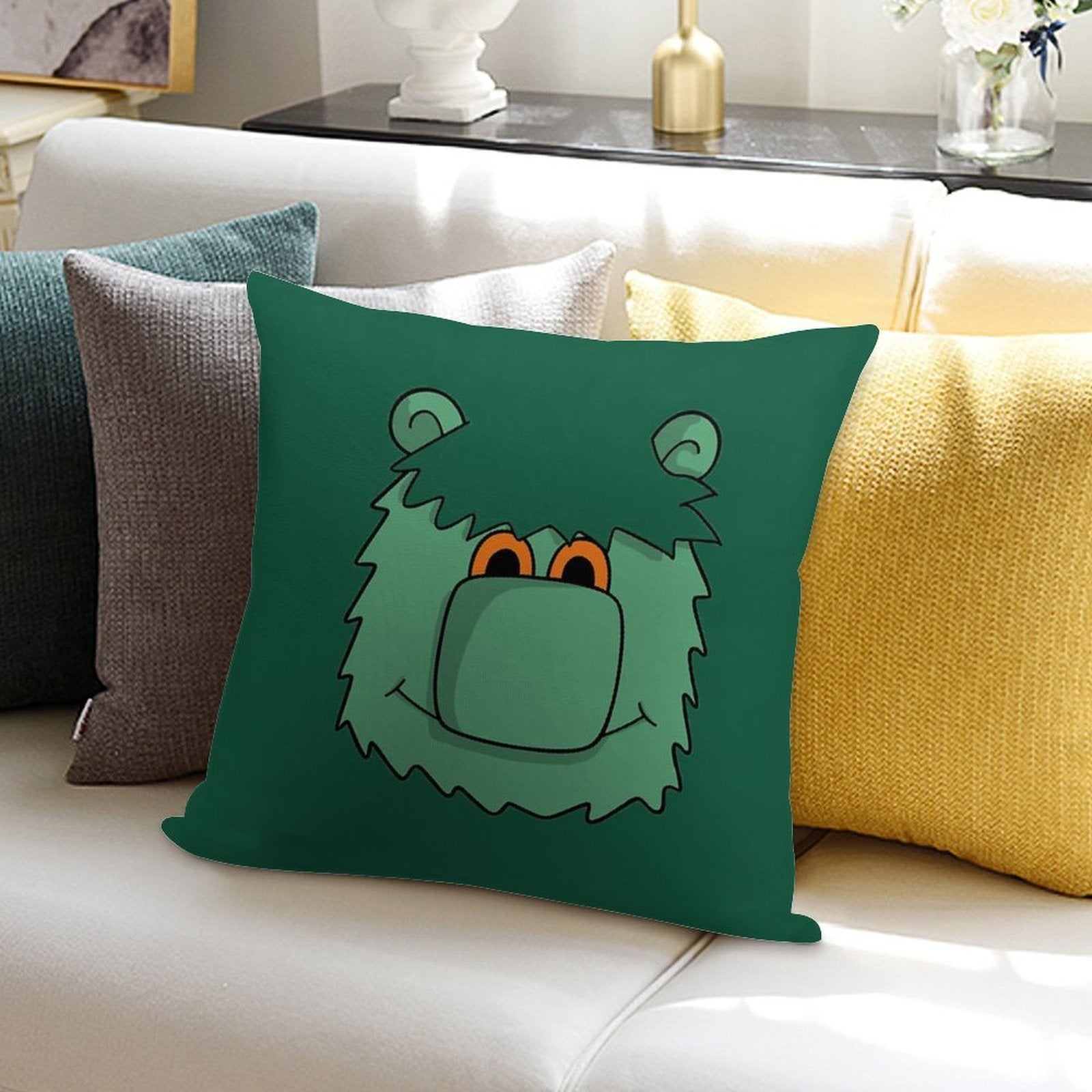 MUZZY Soft Anti-Pilling Throw Pillow