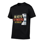 Kids Piano Keys Funny Musician Music 88 Keys Gift  Moisture-wicking T-Shirt