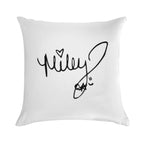 Miley Cyrus Autograph Soft Multiple Sizes Throw Pillow